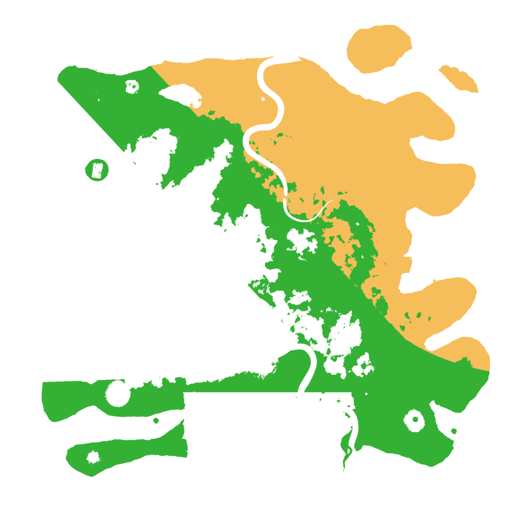 Biome Rust Map: Procedural Map, Size: 3750, Seed: 1078204281