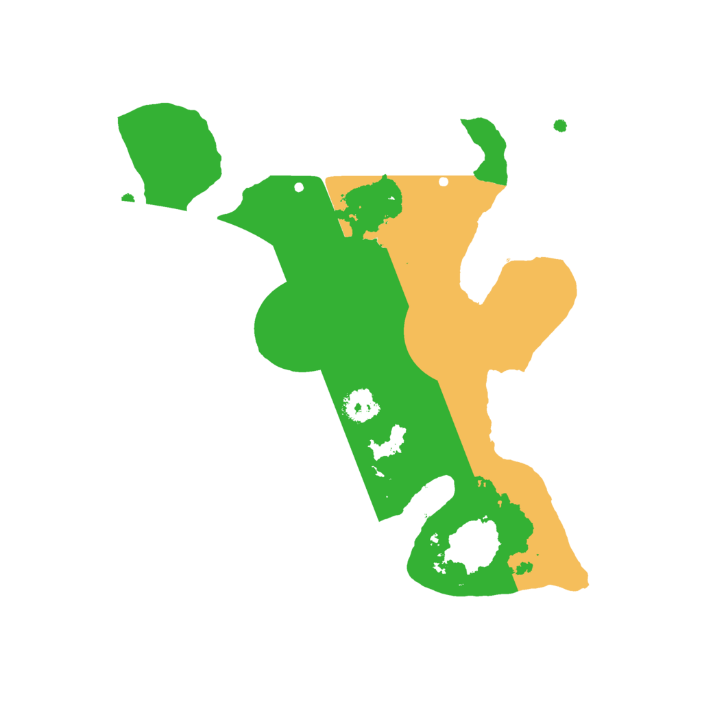 Biome Rust Map: Procedural Map, Size: 2200, Seed: 60000
