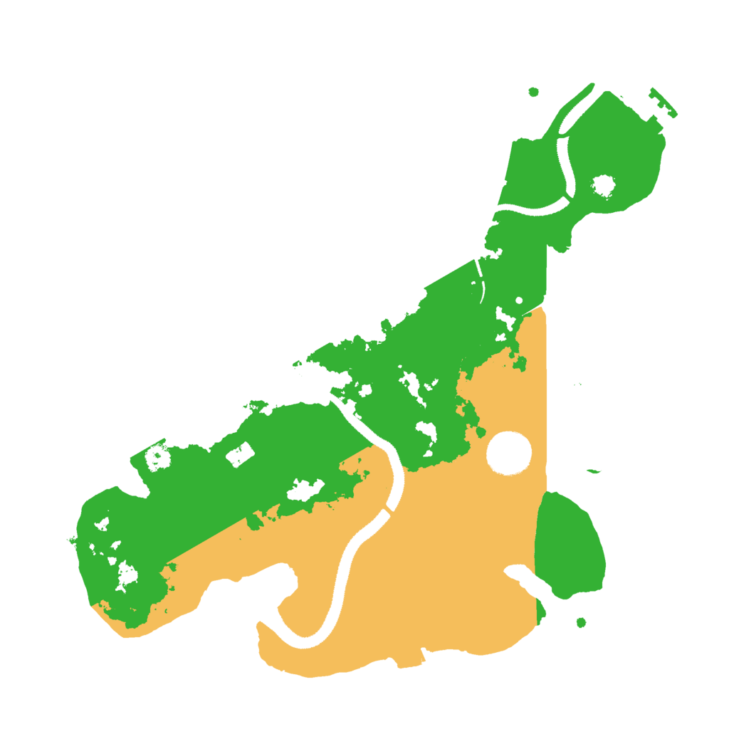Biome Rust Map: Procedural Map, Size: 3000, Seed: 954872996