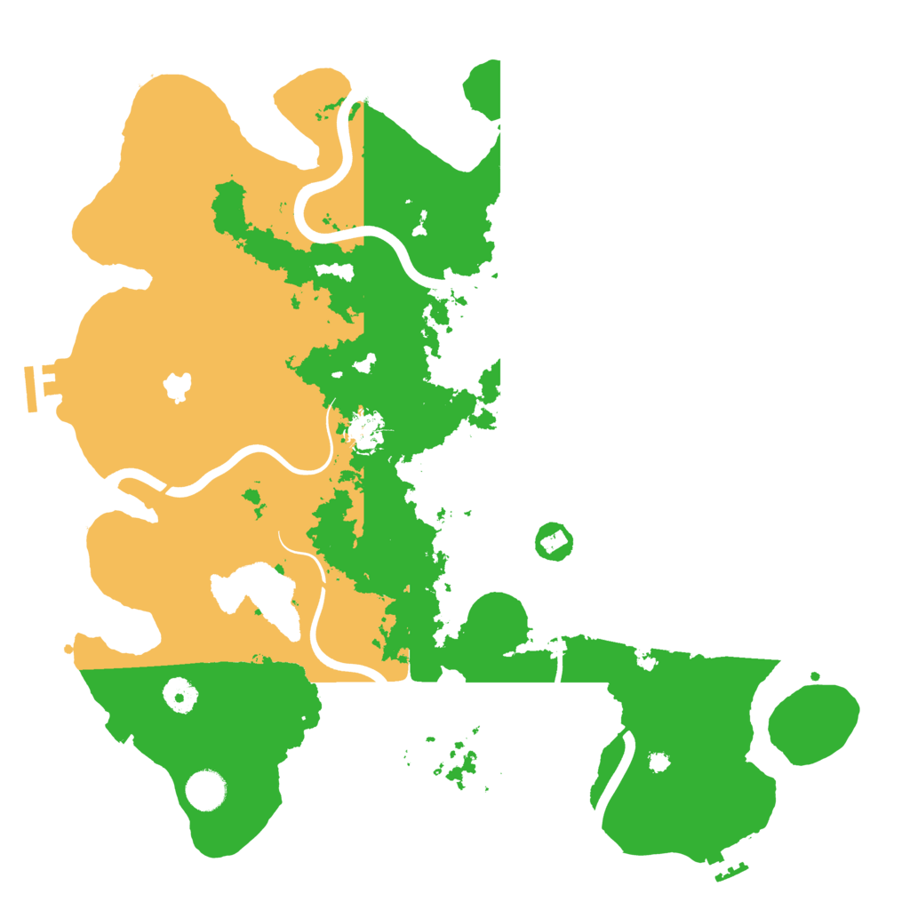 Biome Rust Map: Procedural Map, Size: 4000, Seed: 50769