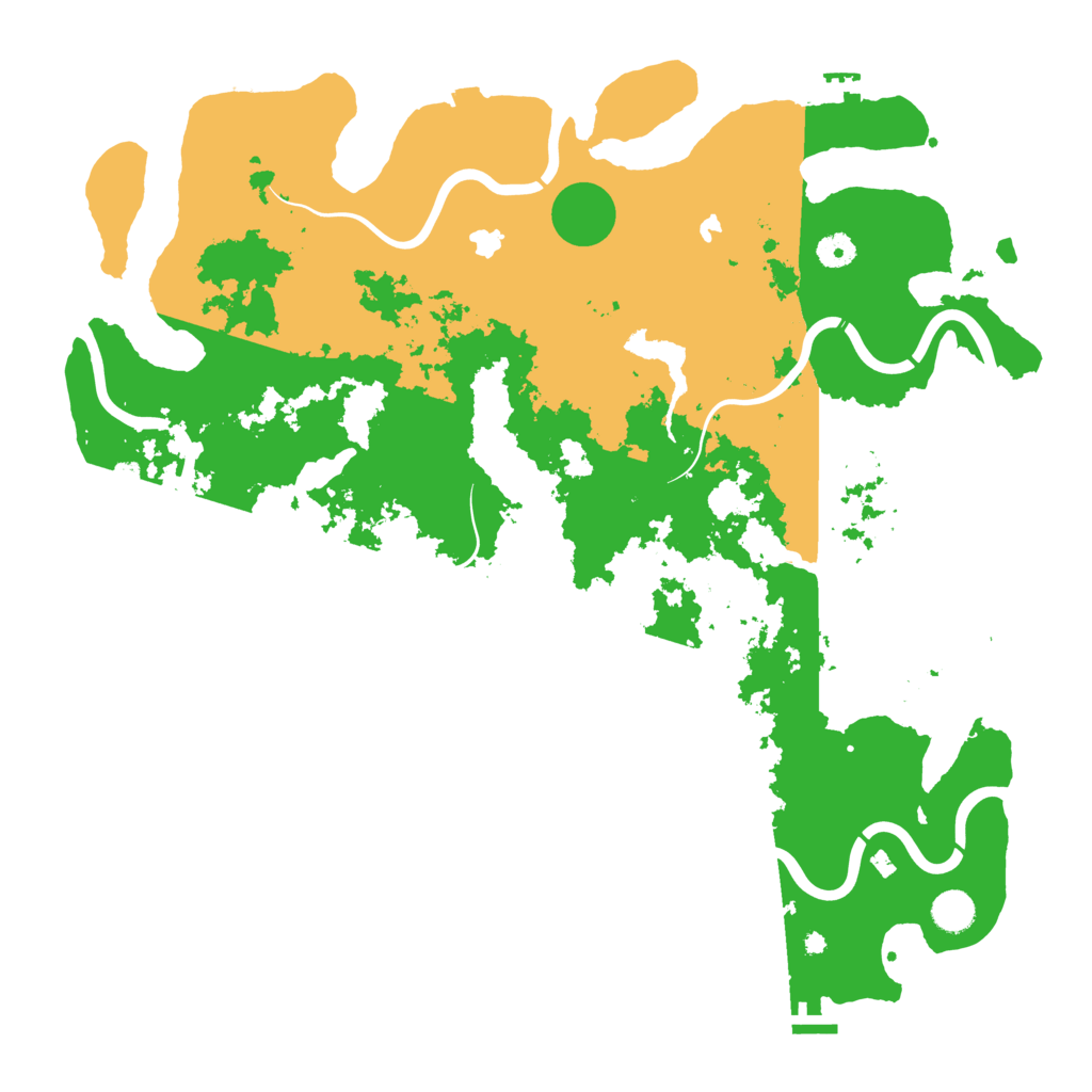 Biome Rust Map: Procedural Map, Size: 4500, Seed: 8101919
