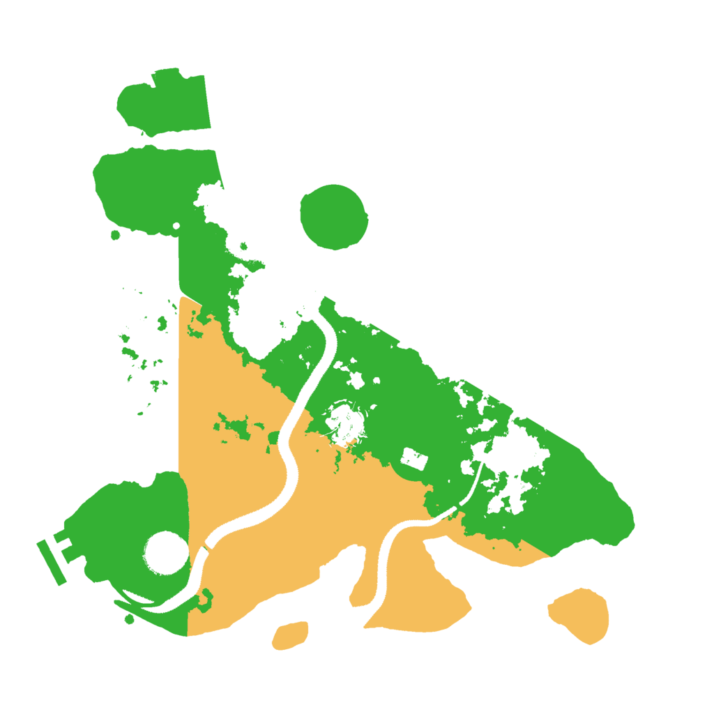 Biome Rust Map: Procedural Map, Size: 3000, Seed: 1053465220