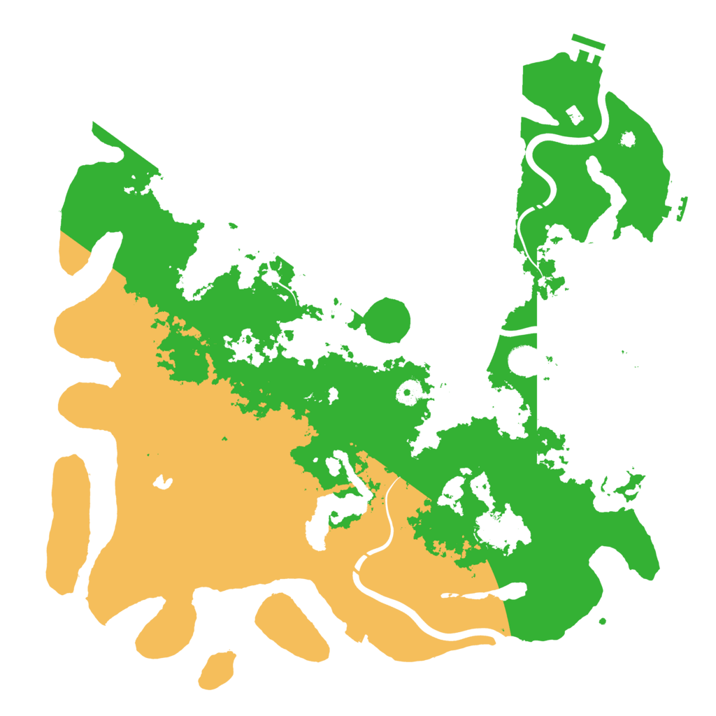 Biome Rust Map: Procedural Map, Size: 4250, Seed: 148388