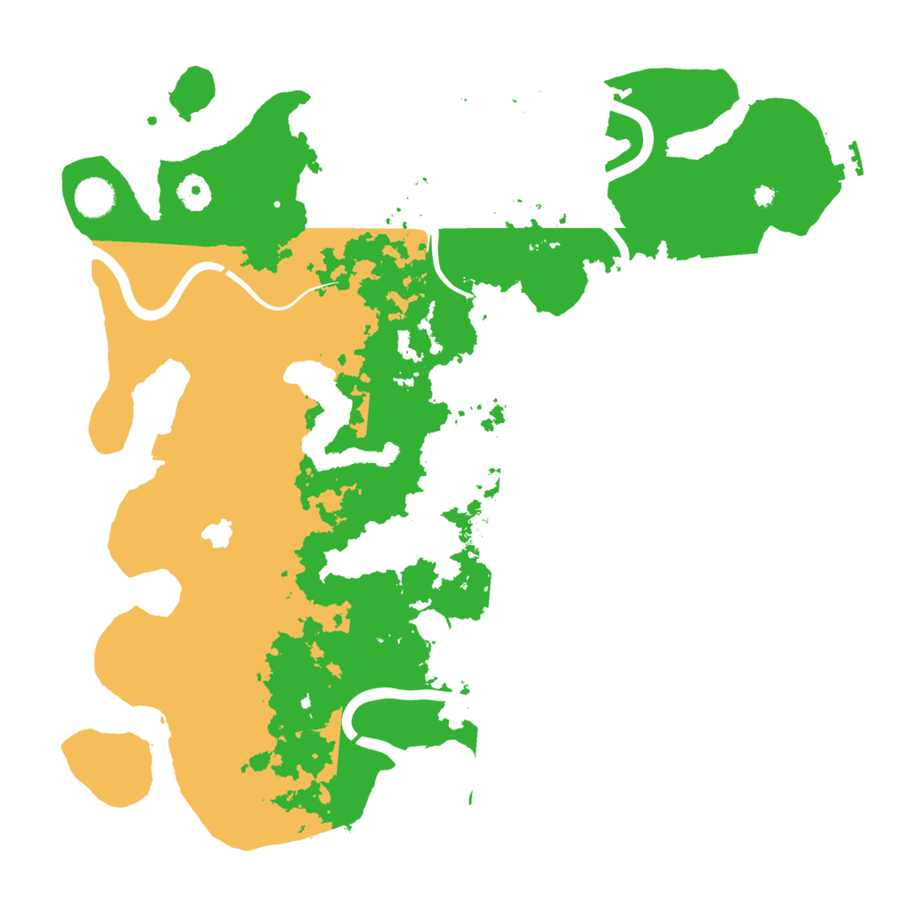 Biome Rust Map: Procedural Map, Size: 4000, Seed: 1021