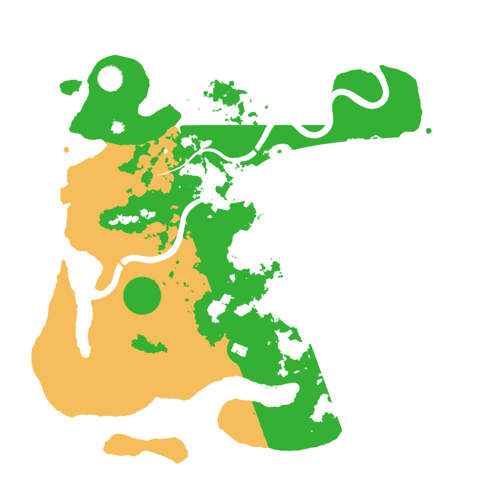 Biome Rust Map: Procedural Map, Size: 3500, Seed: 1896912002