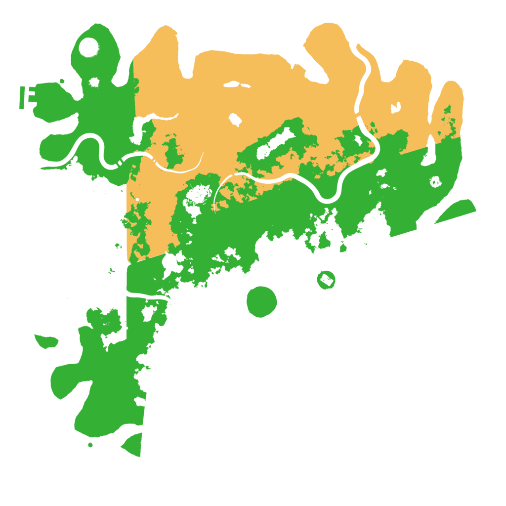Biome Rust Map: Procedural Map, Size: 4500, Seed: 32992919