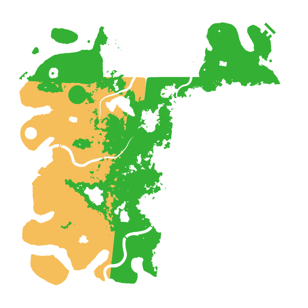 Biome Rust Map: Procedural Map, Size: 4500, Seed: 1007414471