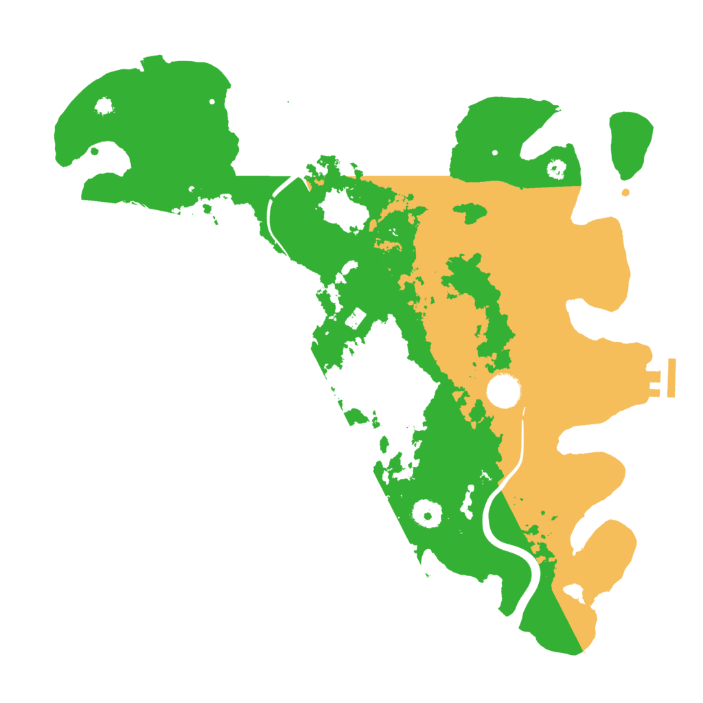 Biome Rust Map: Procedural Map, Size: 3650, Seed: 82043053