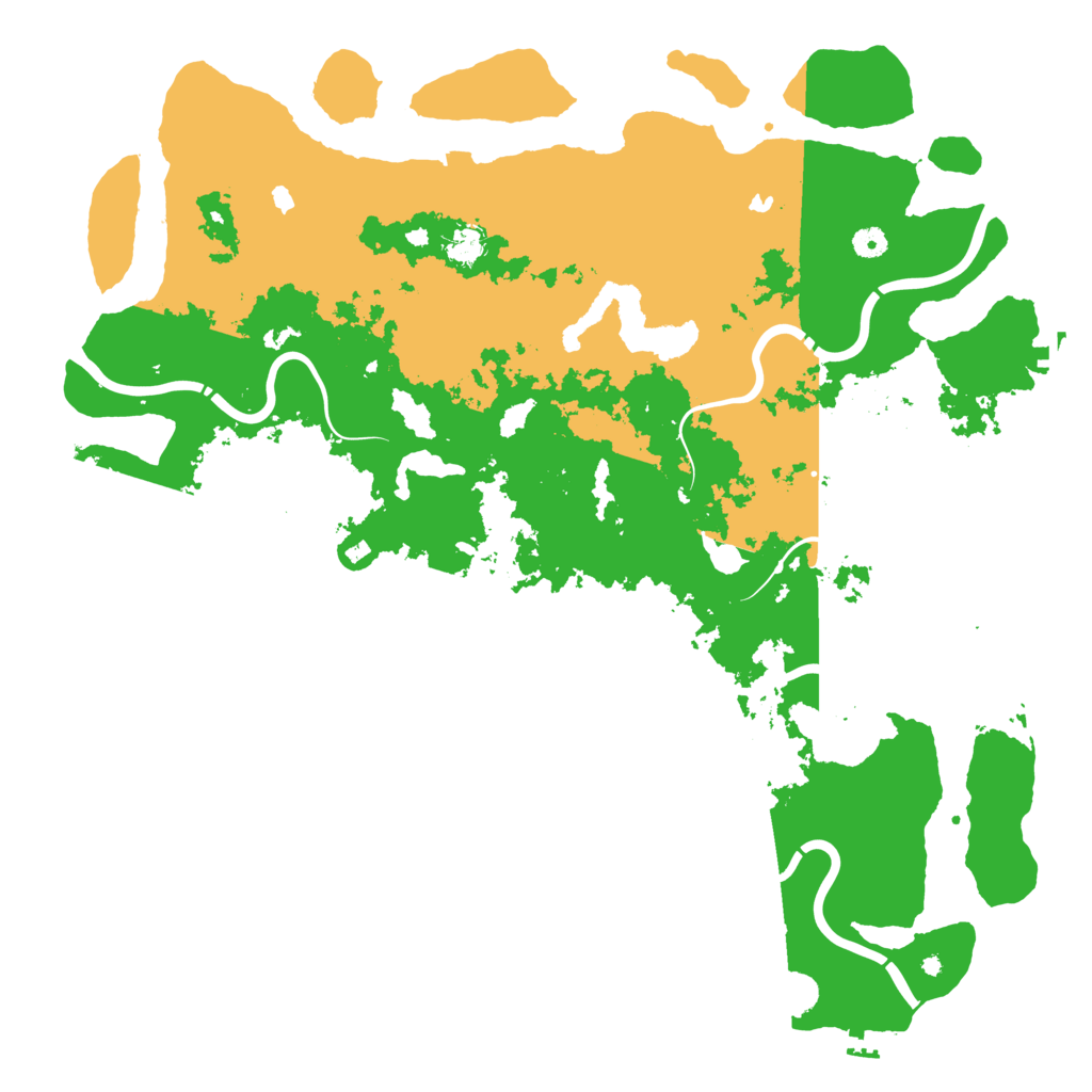 Biome Rust Map: Procedural Map, Size: 5000, Seed: 1541001415