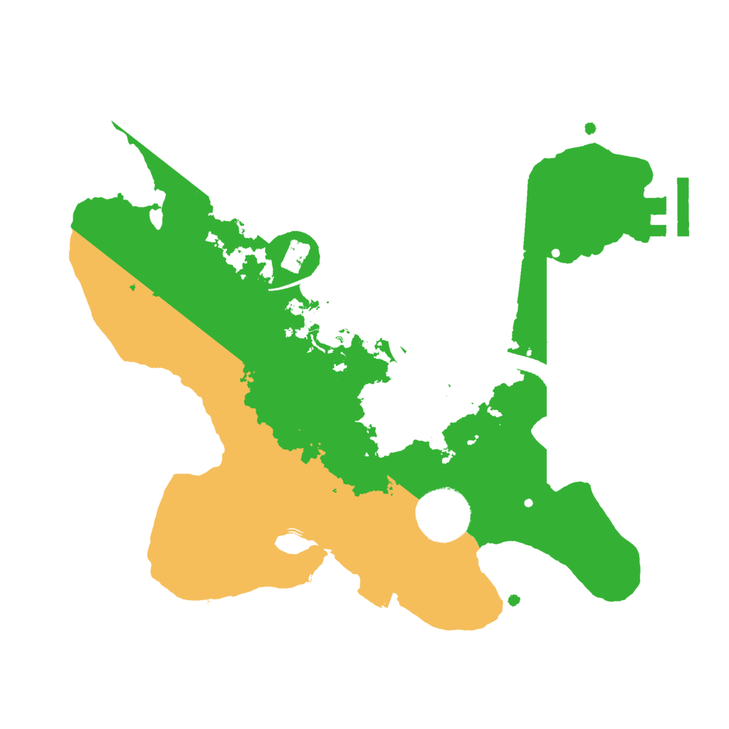 Biome Rust Map: Procedural Map, Size: 2500, Seed: 1587628848