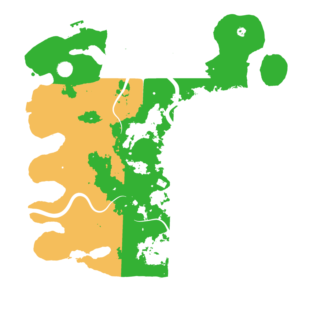 Biome Rust Map: Procedural Map, Size: 3500, Seed: 1029062676