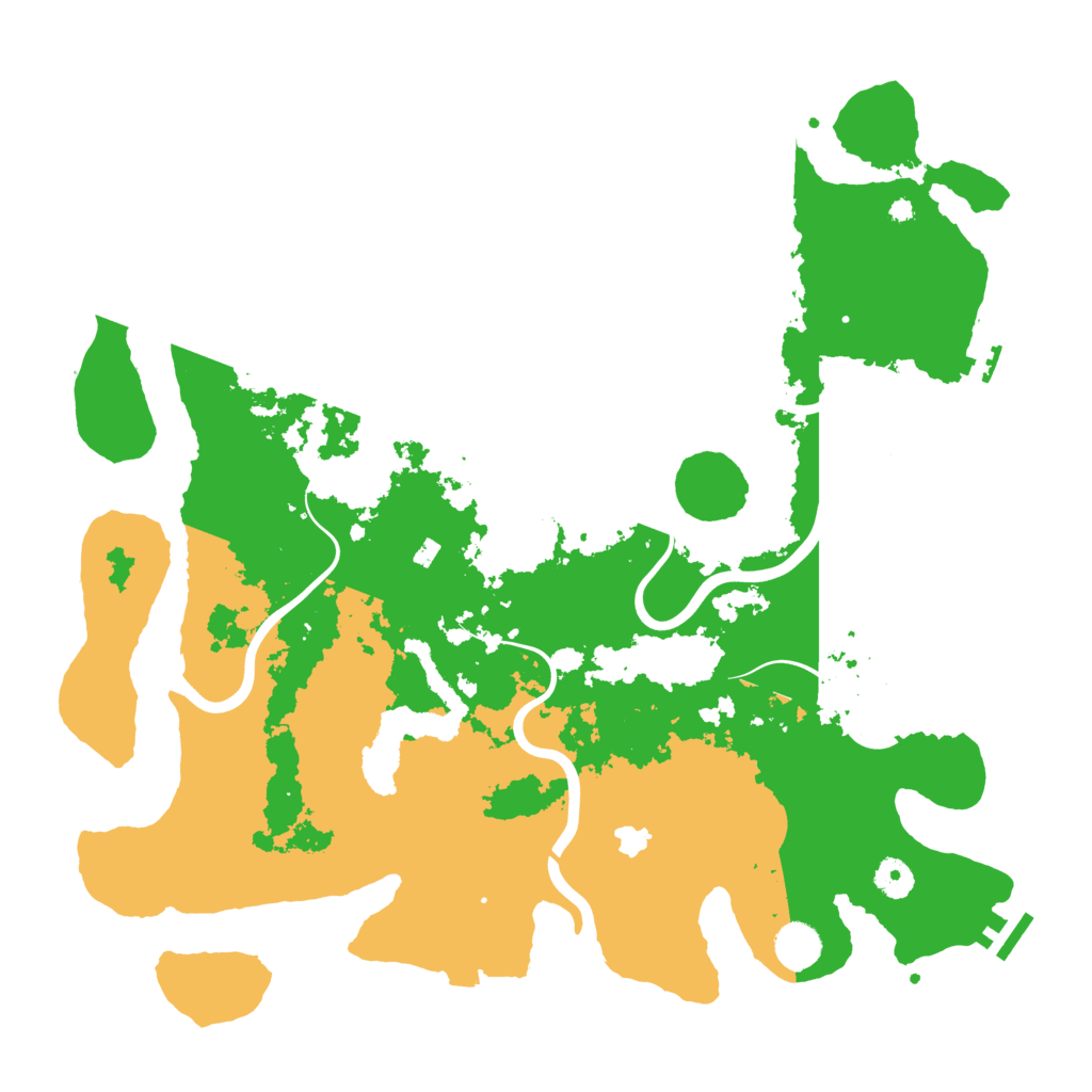 Biome Rust Map: Procedural Map, Size: 4200, Seed: 666272