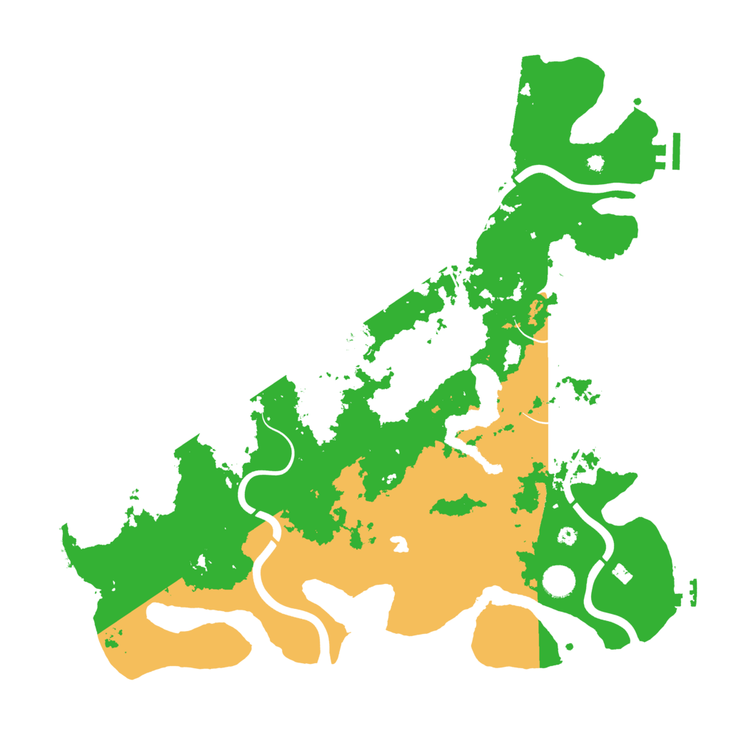 Biome Rust Map: Procedural Map, Size: 4000, Seed: 1026829054