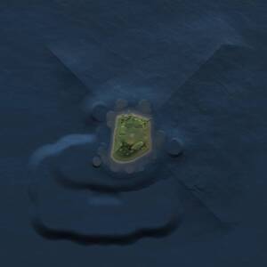Thumbnail Rust Map: Procedural Map, Size: 1000, Seed: 36132, 1 Monuments