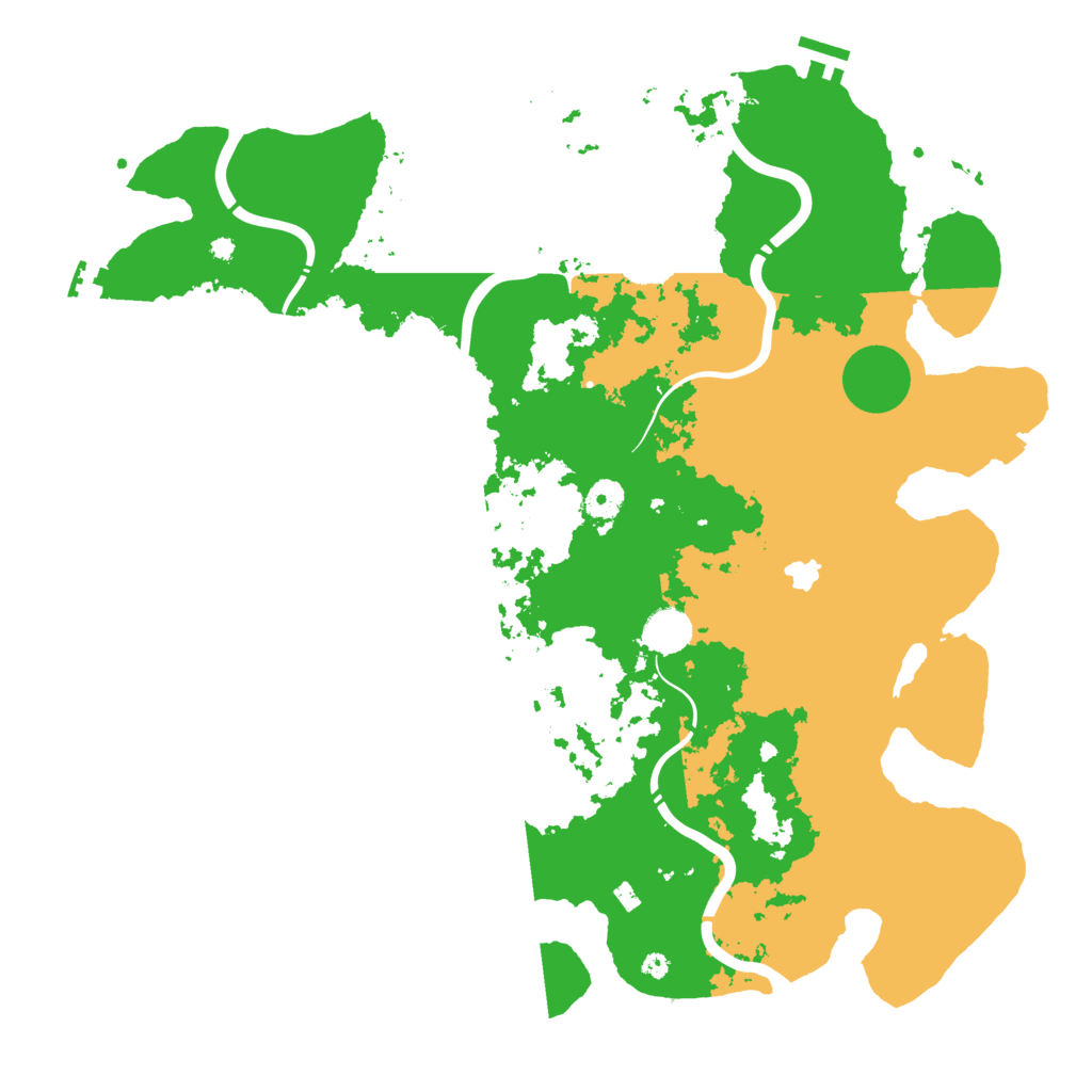 Biome Rust Map: Procedural Map, Size: 4250, Seed: 691474516
