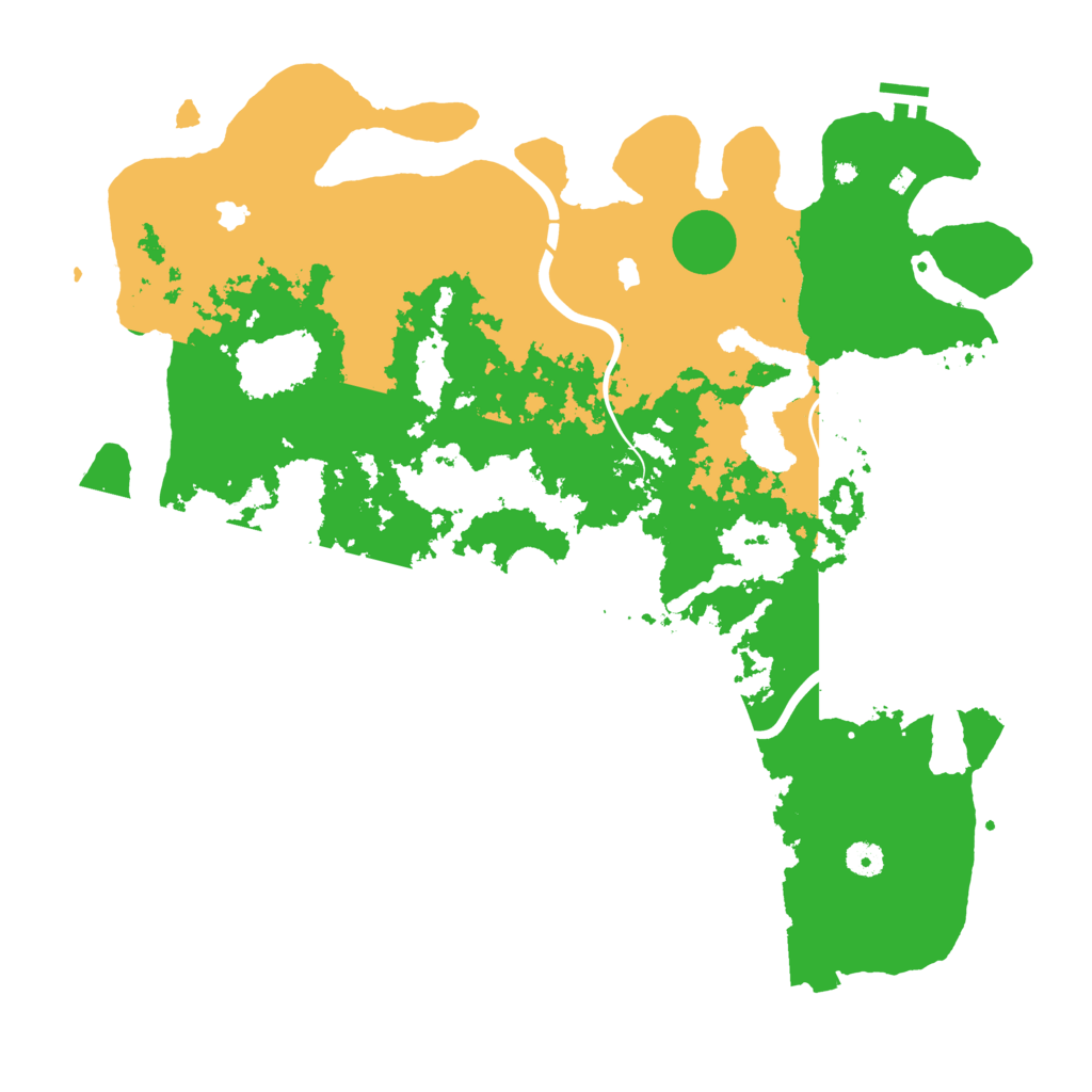 Biome Rust Map: Procedural Map, Size: 4500, Seed: 22445