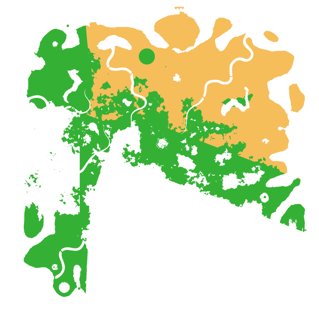 Biome Rust Map: Procedural Map, Size: 5250, Seed: 47715838