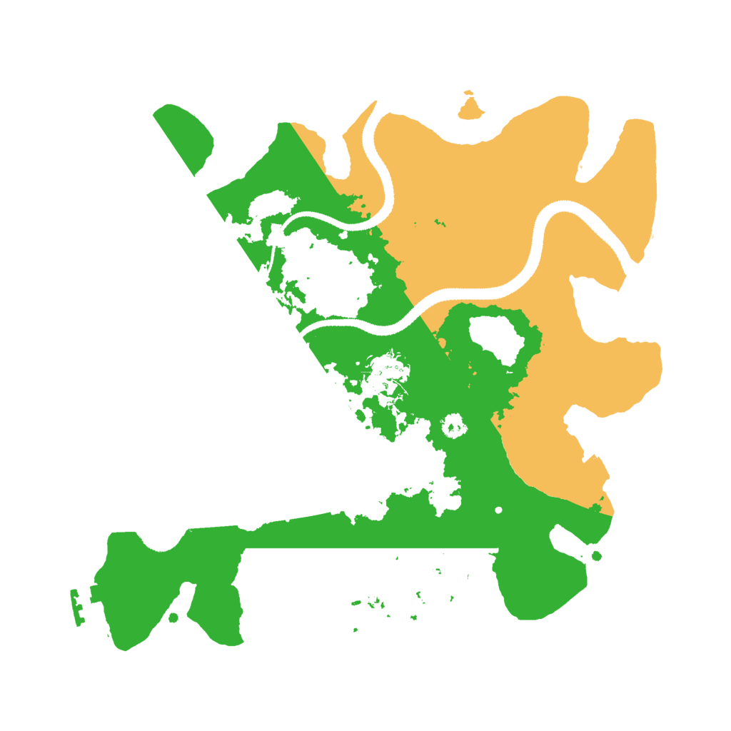 Biome Rust Map: Procedural Map, Size: 3000, Seed: 156769527