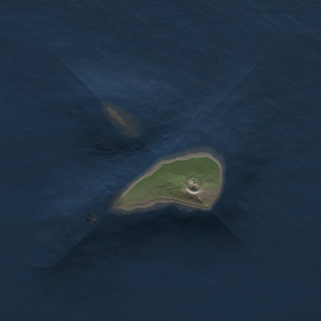 Rust Map: Procedural Map, Size: 1200, Seed: 77788, 1 Monuments