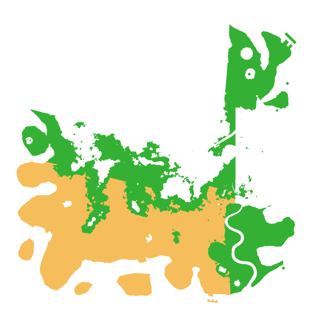 Biome Rust Map: Procedural Map, Size: 4500, Seed: 2078393573