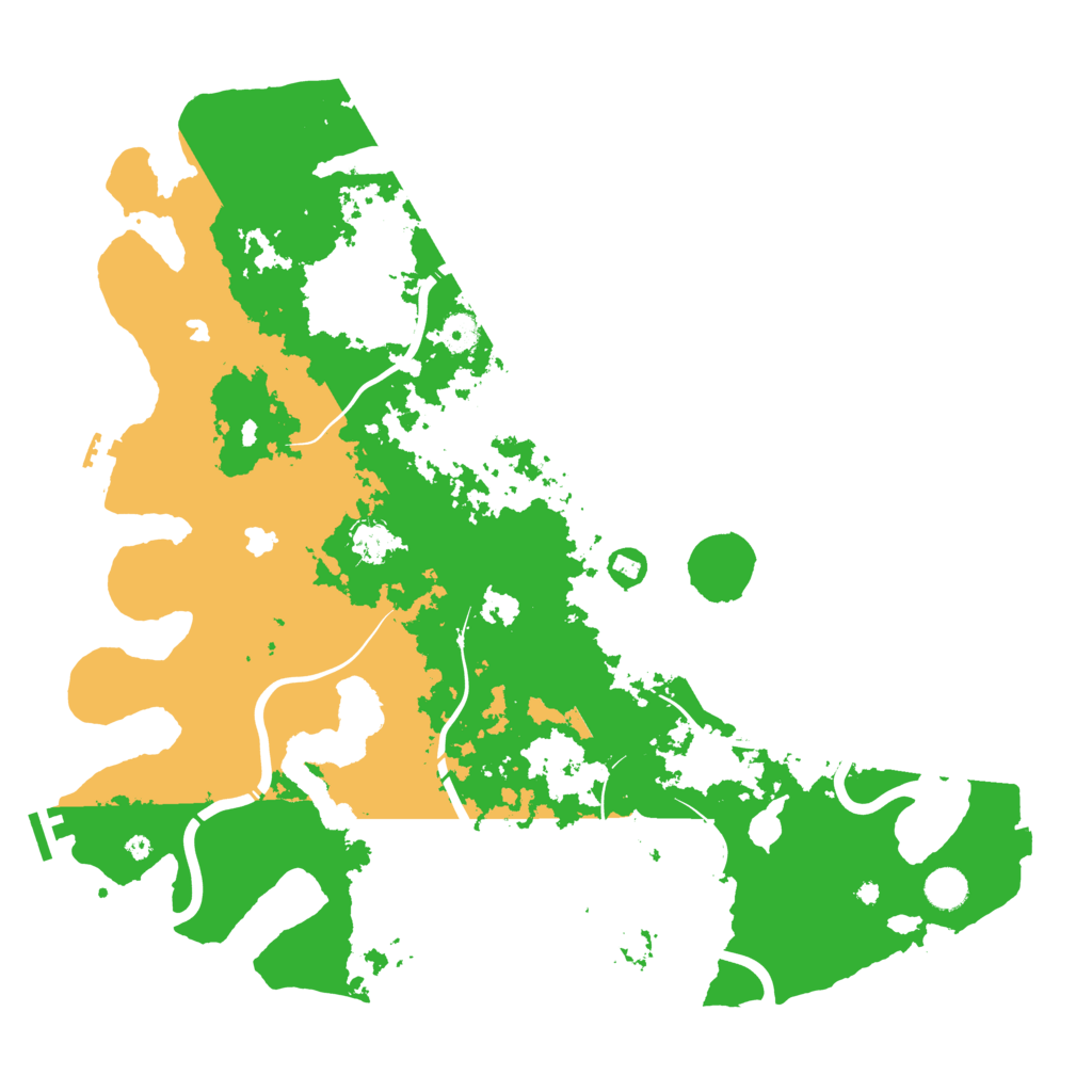 Biome Rust Map: Procedural Map, Size: 4500, Seed: 1808829226
