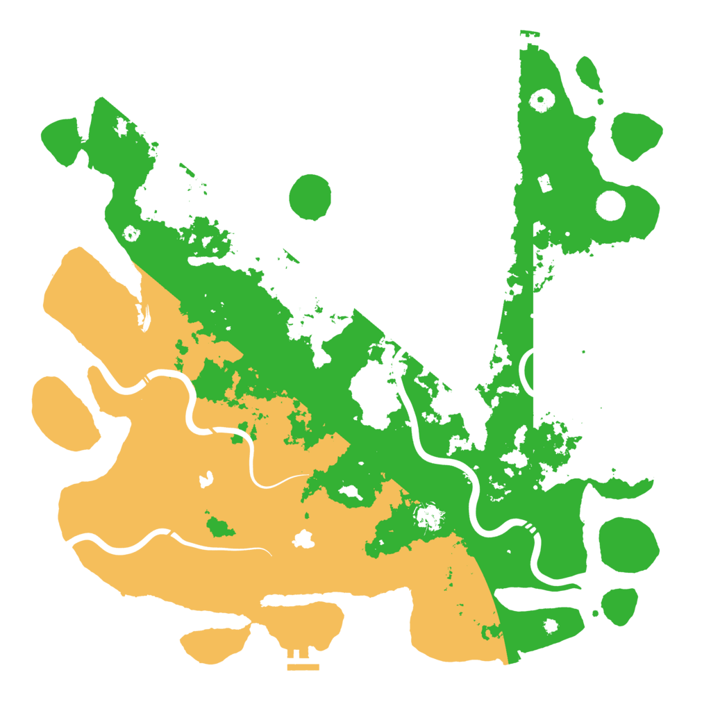 Biome Rust Map: Procedural Map, Size: 4500, Seed: 716091042