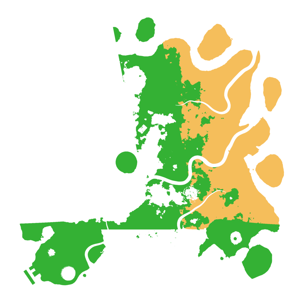 Biome Rust Map: Procedural Map, Size: 3800, Seed: 252658936