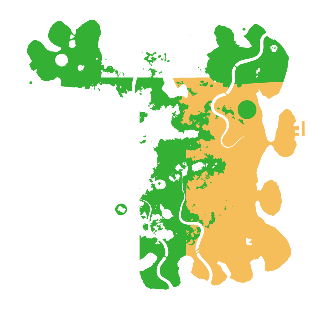 Biome Rust Map: Procedural Map, Size: 4350, Seed: 741365147