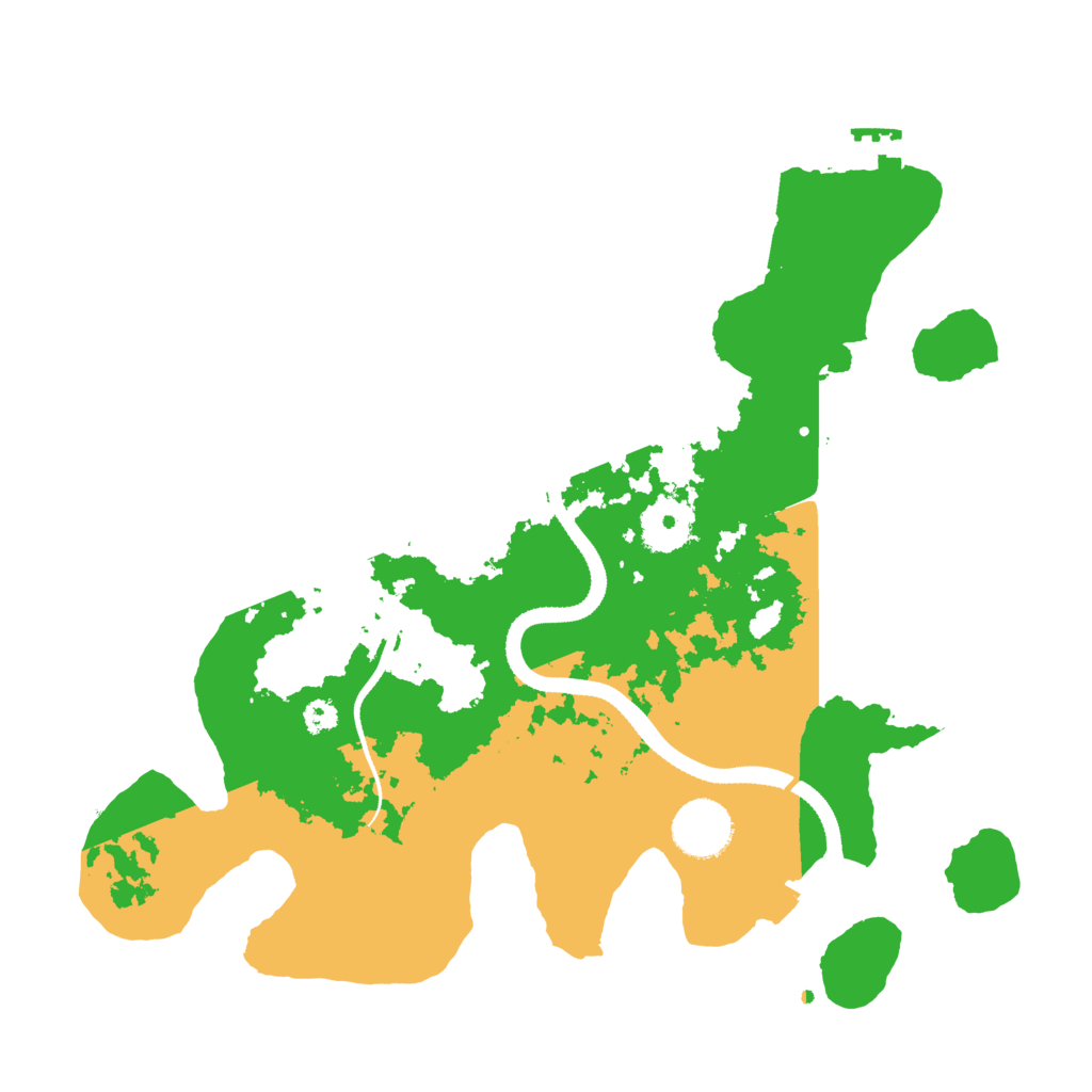 Biome Rust Map: Procedural Map, Size: 3250, Seed: 1601135761