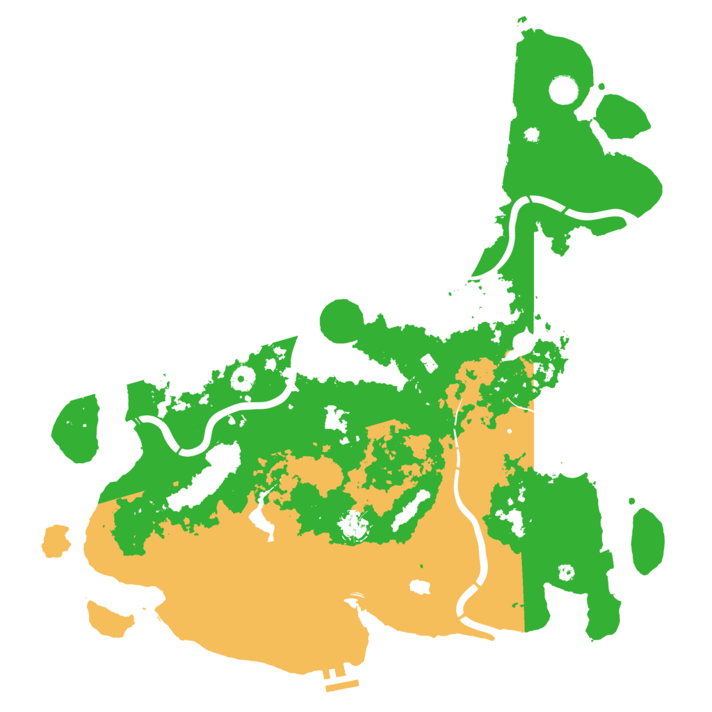 Biome Rust Map: Procedural Map, Size: 4300, Seed: 44117978