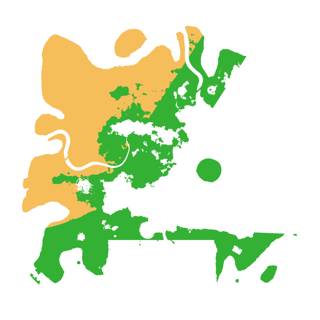 Biome Rust Map: Procedural Map, Size: 3700, Seed: 159646841