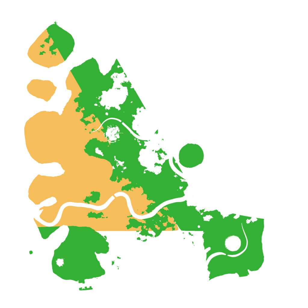 Biome Rust Map: Procedural Map, Size: 3500, Seed: 162162162