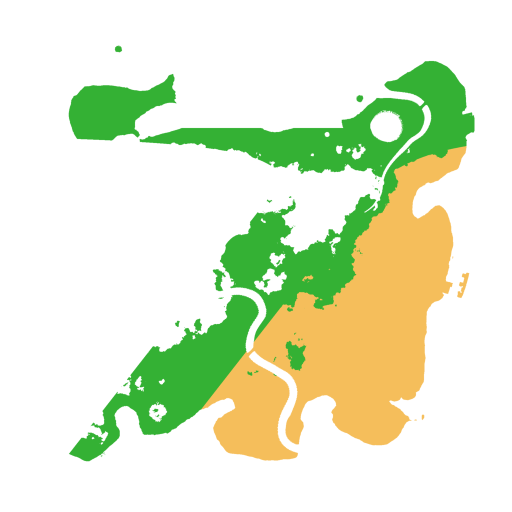 Biome Rust Map: Procedural Map, Size: 3000, Seed: 1106738430