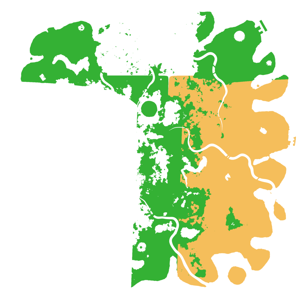 Biome Rust Map: Procedural Map, Size: 5000, Seed: 56654