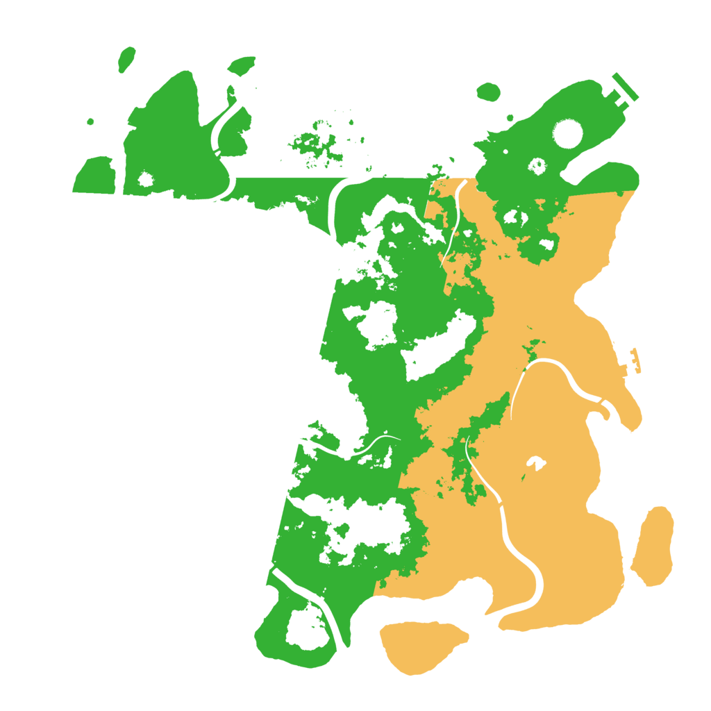 Biome Rust Map: Procedural Map, Size: 4250, Seed: 1794044745