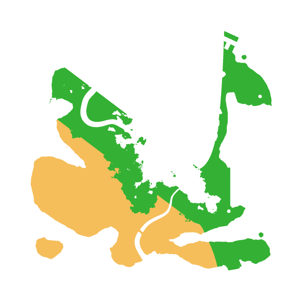 Biome Rust Map: Procedural Map, Size: 2550, Seed: 915846975