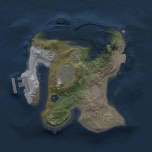 Thumbnail Rust Map: Procedural Map, Size: 2000, Seed: 842627381, 6 Monuments