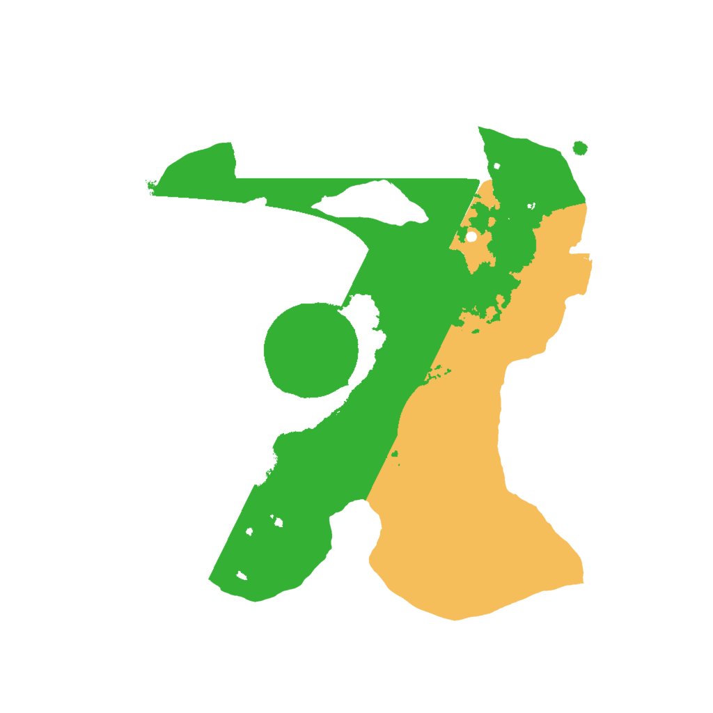 Biome Rust Map: Procedural Map, Size: 2000, Seed: 842627381