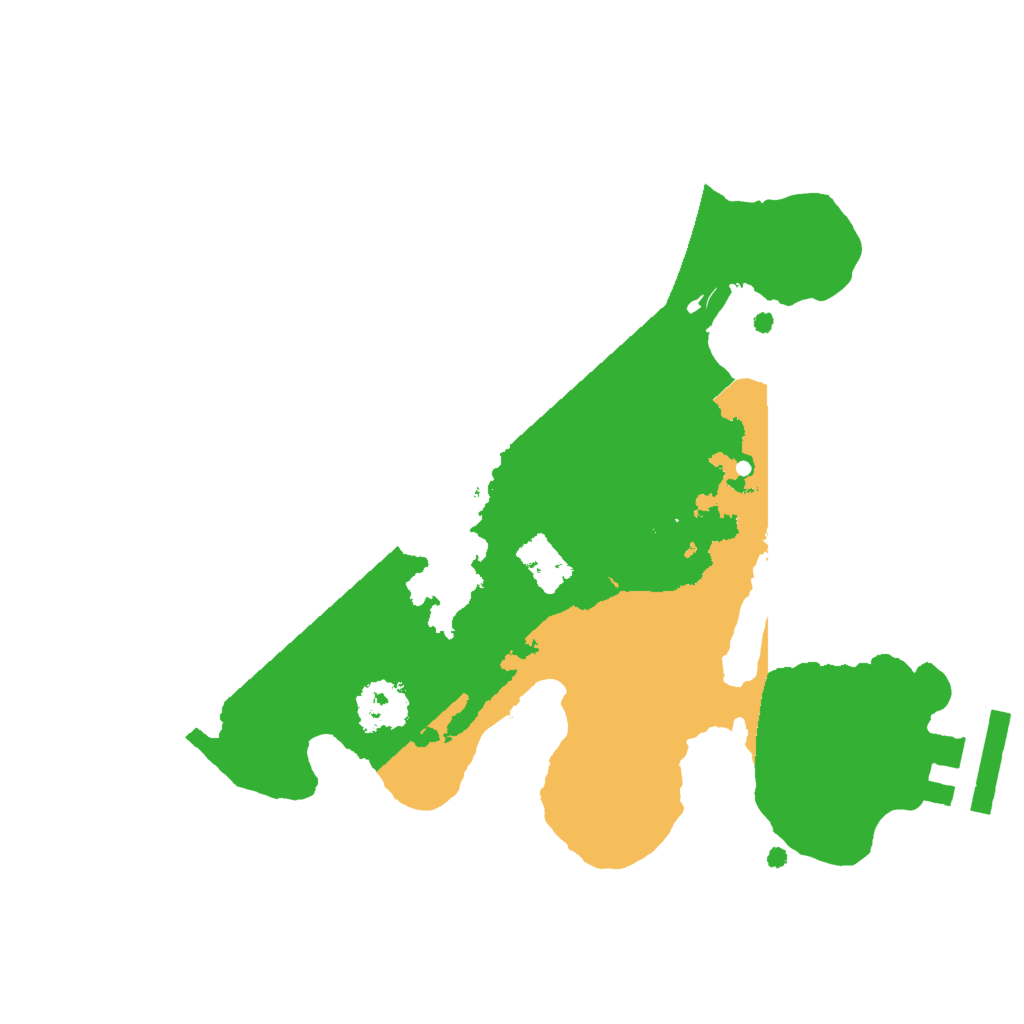 Biome Rust Map: Procedural Map, Size: 2000, Seed: 74598321