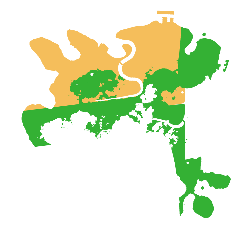 Biome Rust Map: Procedural Map, Size: 3000, Seed: 1948595623