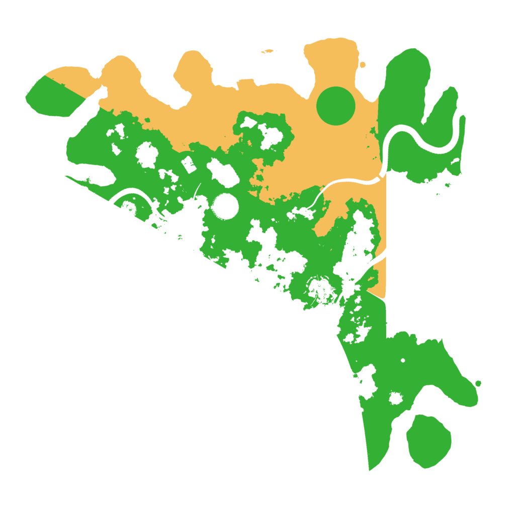 Biome Rust Map: Procedural Map, Size: 3500, Seed: 1356037088