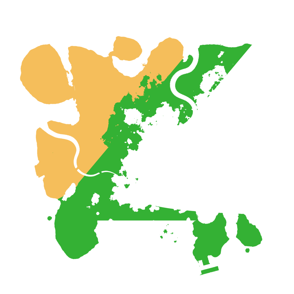 Biome Rust Map: Procedural Map, Size: 2700, Seed: 566412971