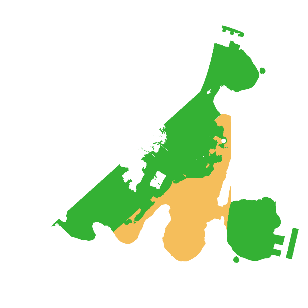 Biome Rust Map: Procedural Map, Size: 2001, Seed: 74598321