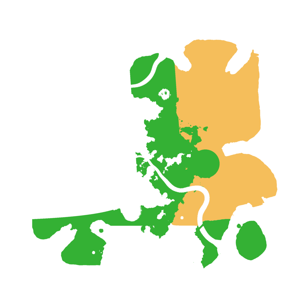 Biome Rust Map: Procedural Map, Size: 2800, Seed: 86770011
