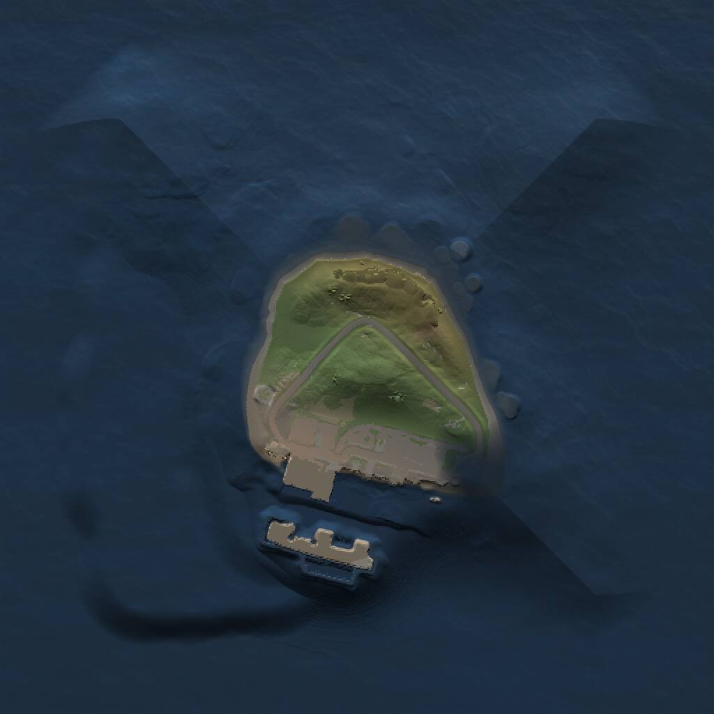 Rust Map: Procedural Map, Size: 1000, Seed: 619167338, 2 Monuments