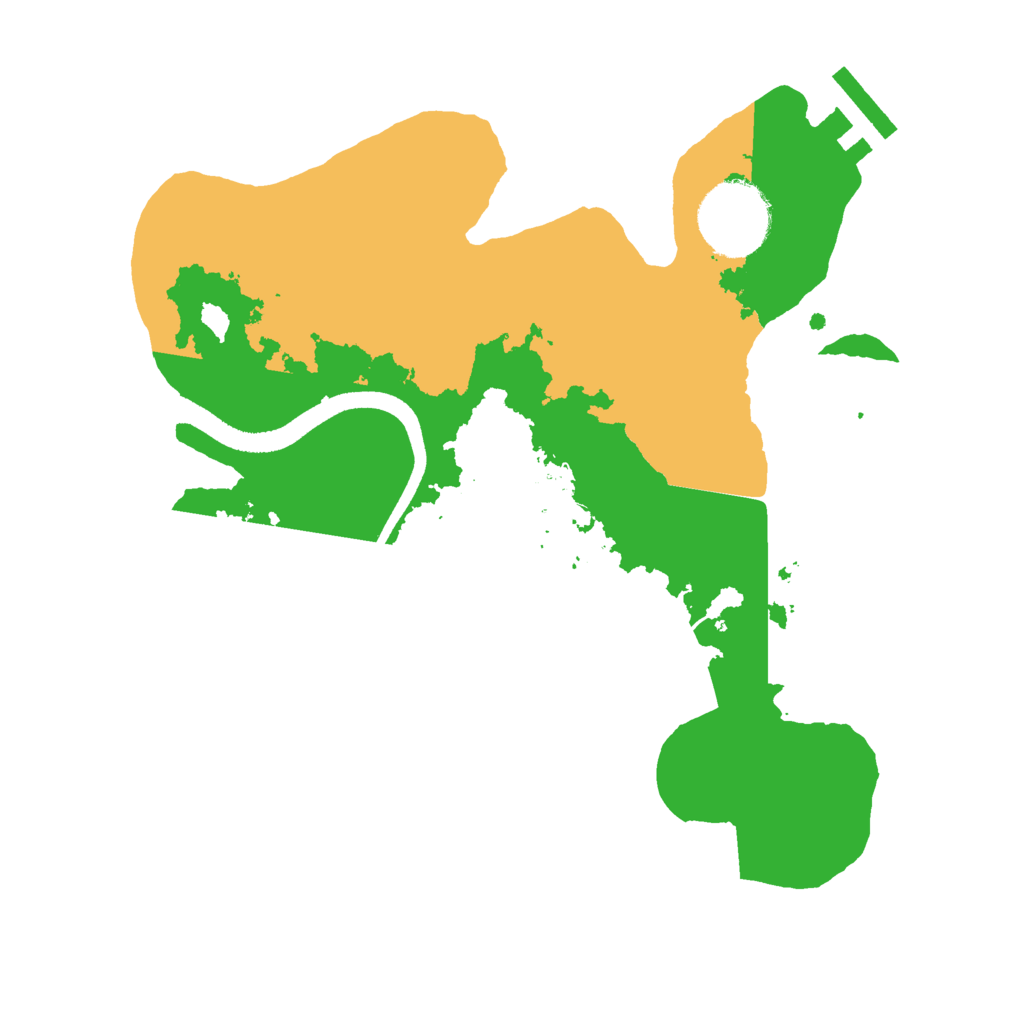 Biome Rust Map: Procedural Map, Size: 2500, Seed: 294311374