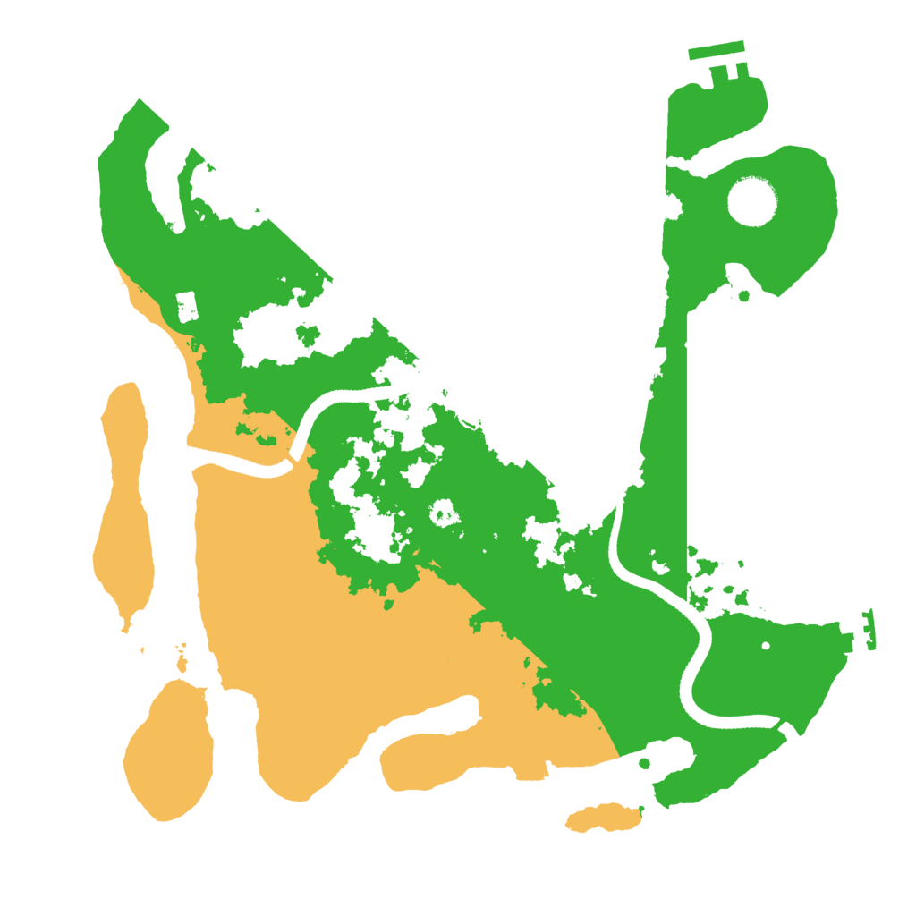 Biome Rust Map: Procedural Map, Size: 3300, Seed: 1054916024