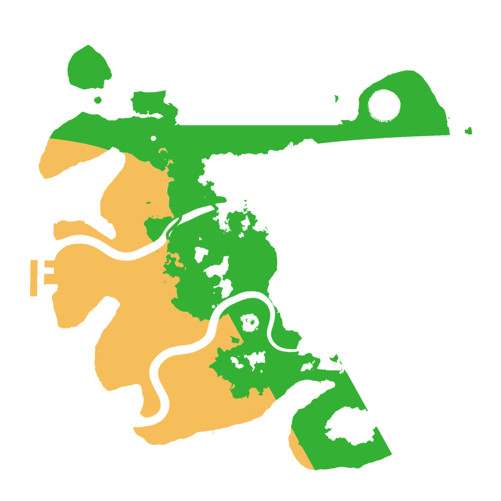 Biome Rust Map: Procedural Map, Size: 2800, Seed: 6986770