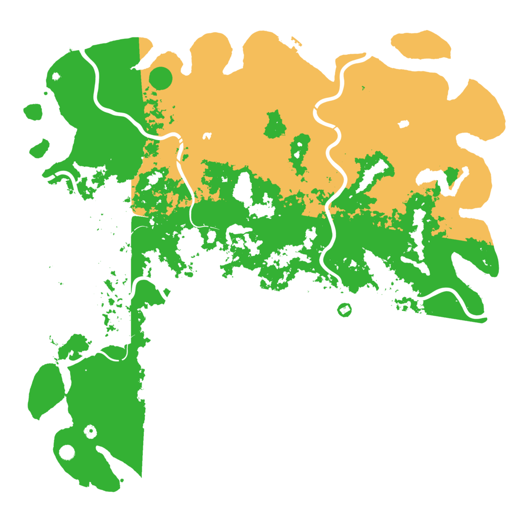 Biome Rust Map: Procedural Map, Size: 6000, Seed: 1144476767