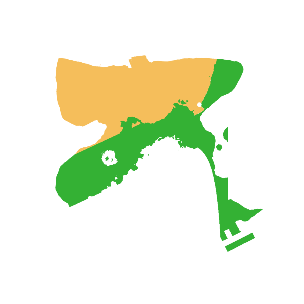 Biome Rust Map: Procedural Map, Size: 2000, Seed: 517437474